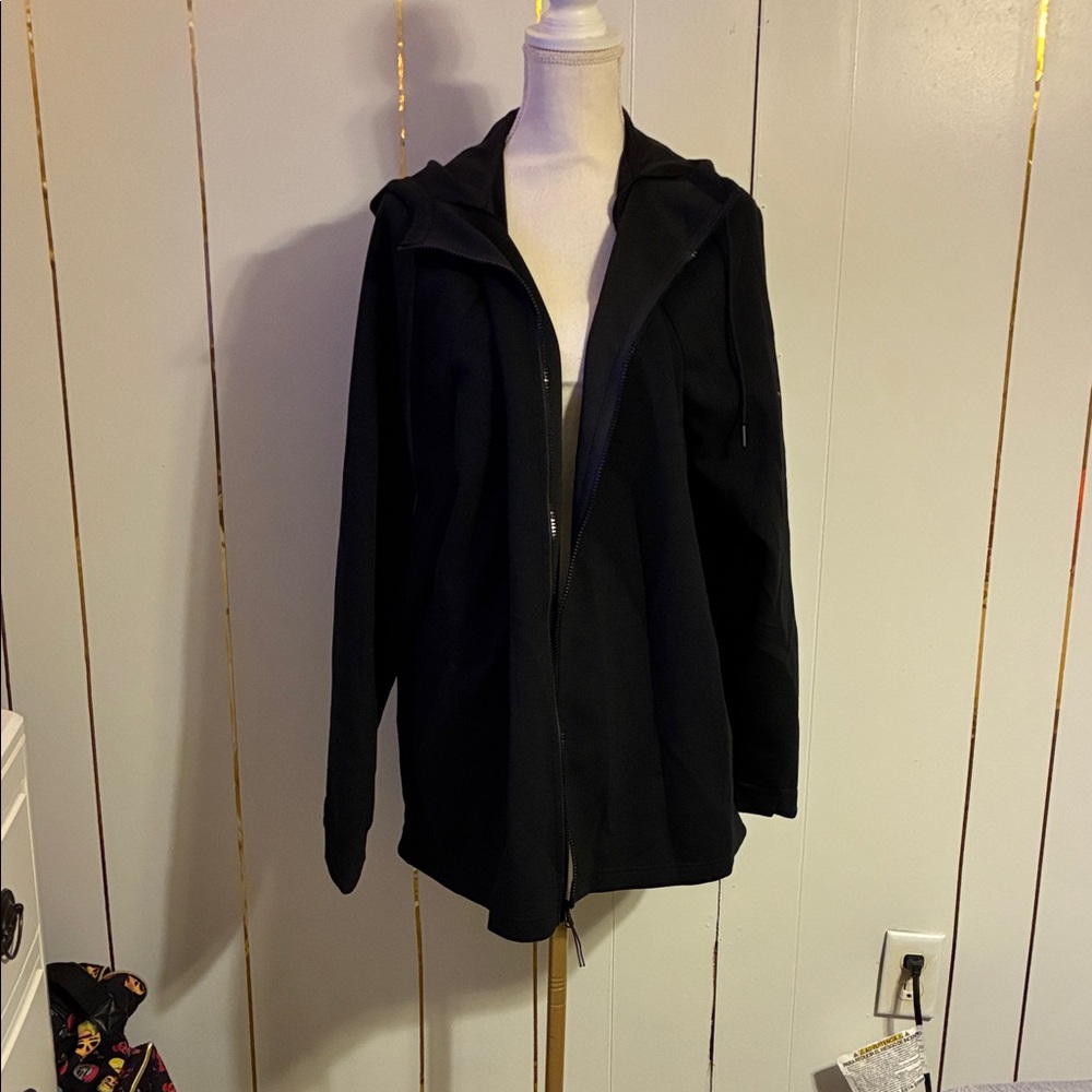 Black Zip-Up Hoodie